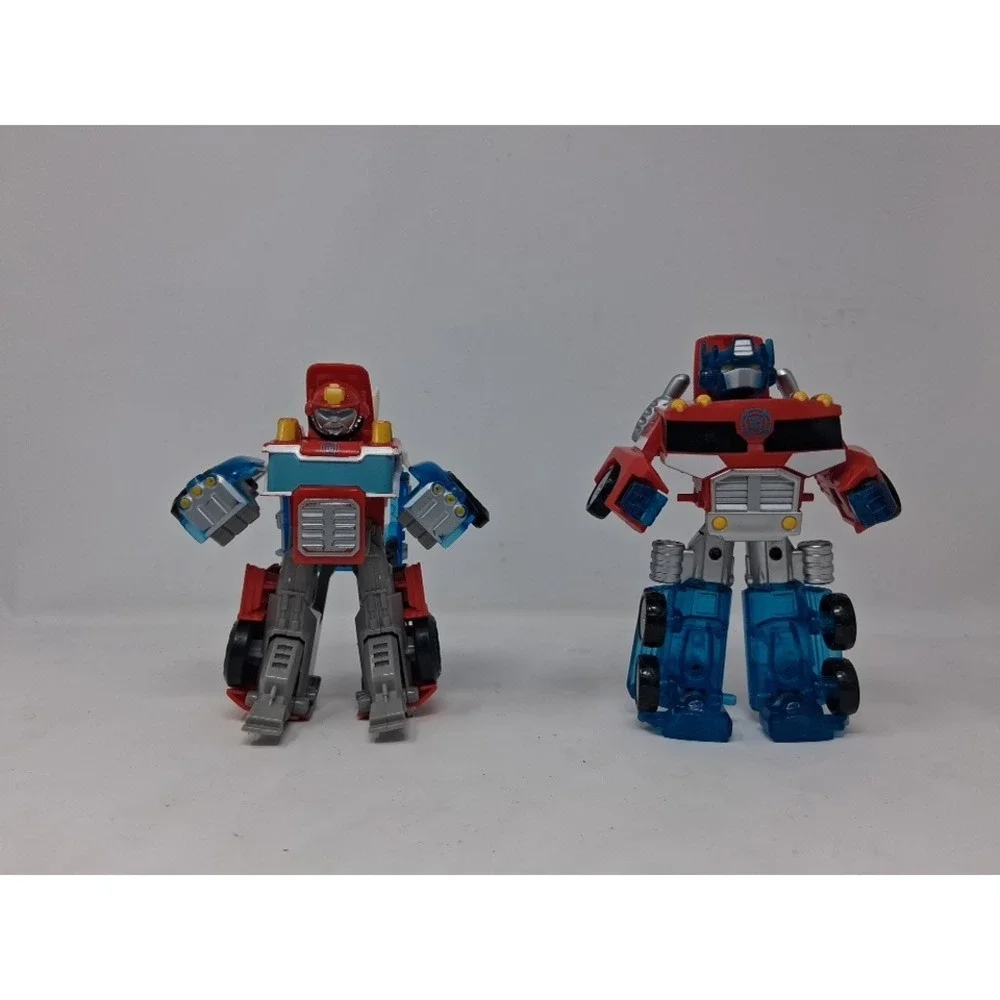 Playskool Heroes Transformers Rescue Bots Energize Optimus Prime Heatwave Lot
